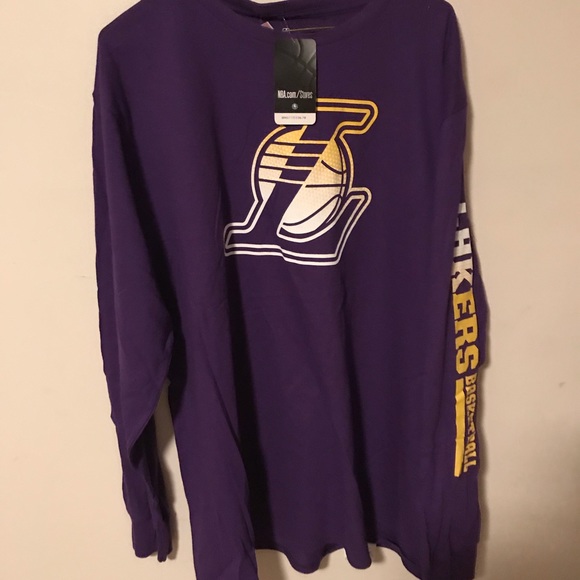 Men’s L.A Lakers long sleeve shirt NWT - Picture 2 of 4
